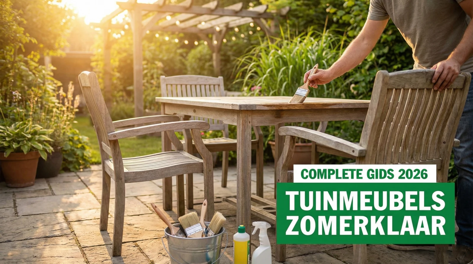 Tuinmeubels van Hout Zomerklaar Maken: Complete Gids 2026