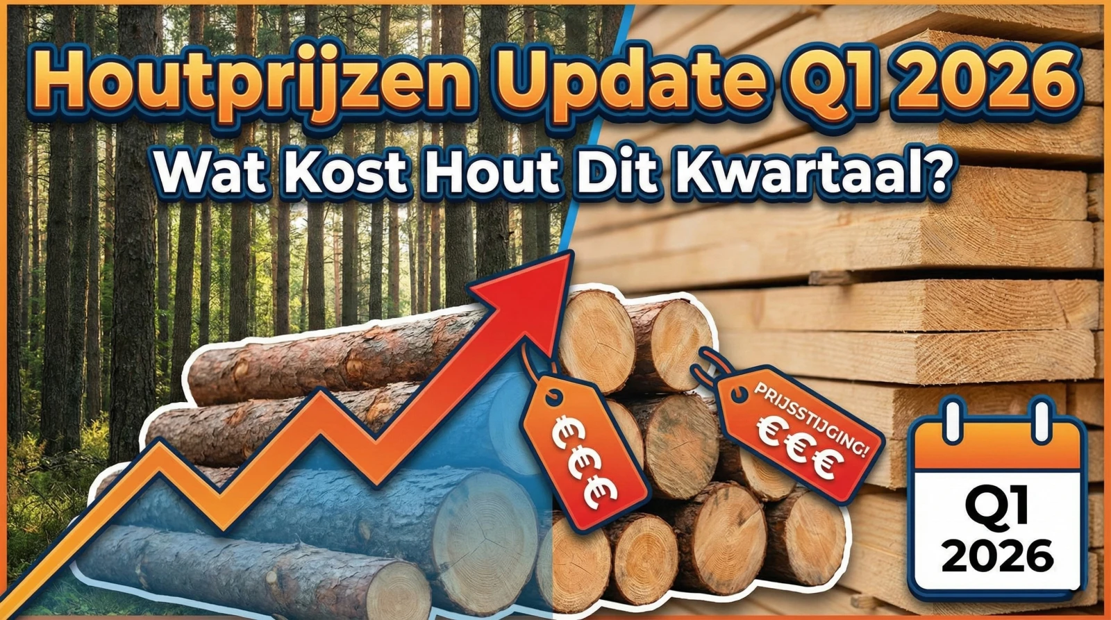 Houtprijzen Update Q1 2026: Wat Kost Hout Dit Kwartaal?