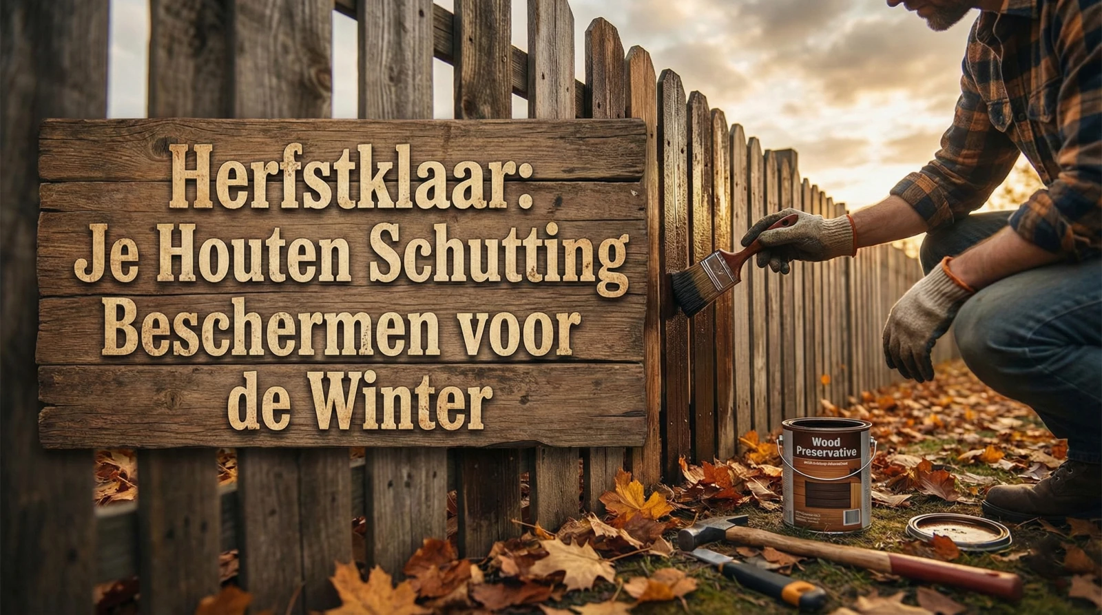 Herfstklaar: Je Houten Schutting Beschermen voor de Winter